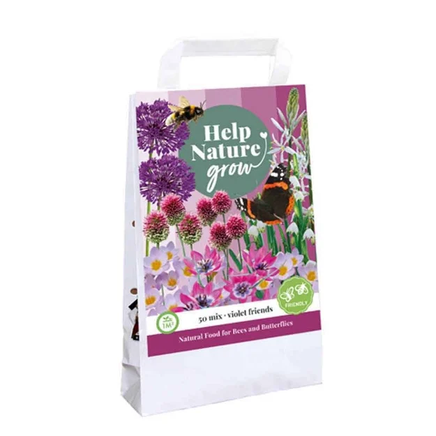 1 sac cadeau violet friends - help nature grow i