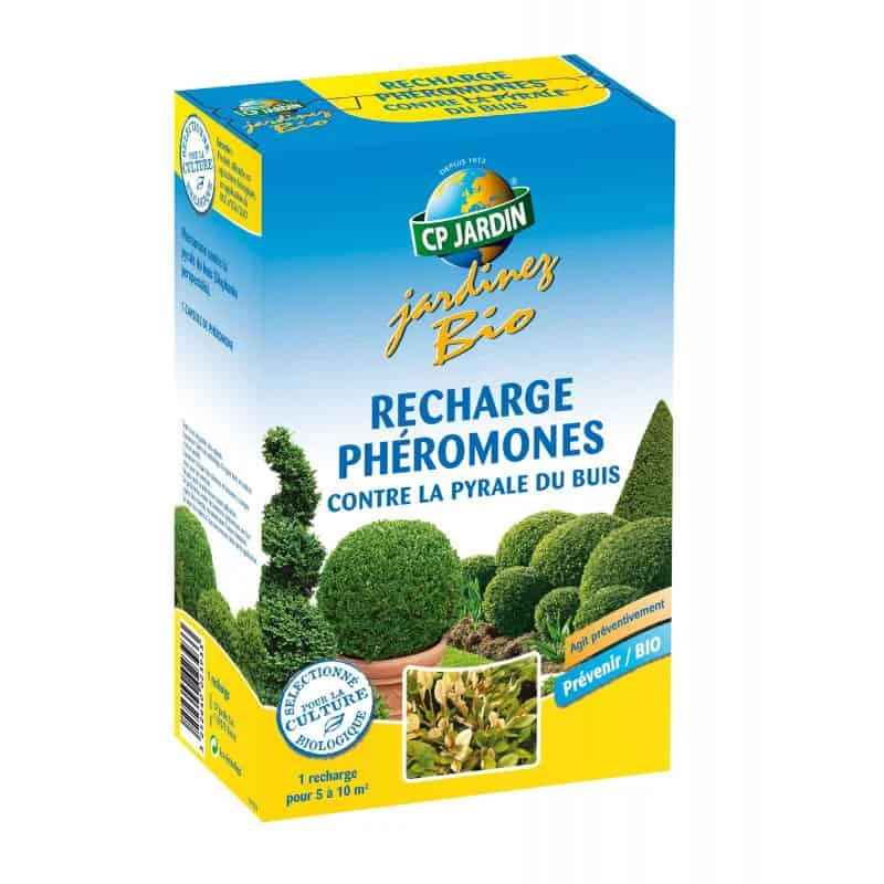 1 recharge pour piège à phéromone contre la pyrale du buis
