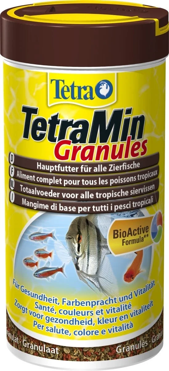 Aliment complet pour poissons tropicaux- TetraMin Granulés - 250 ml