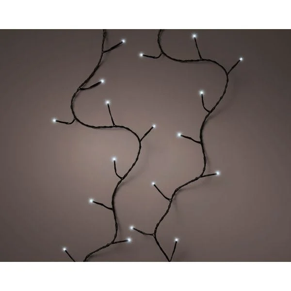 Guirlande lumineuse - Blanc froid - 9 m- extérieur - câble noir
