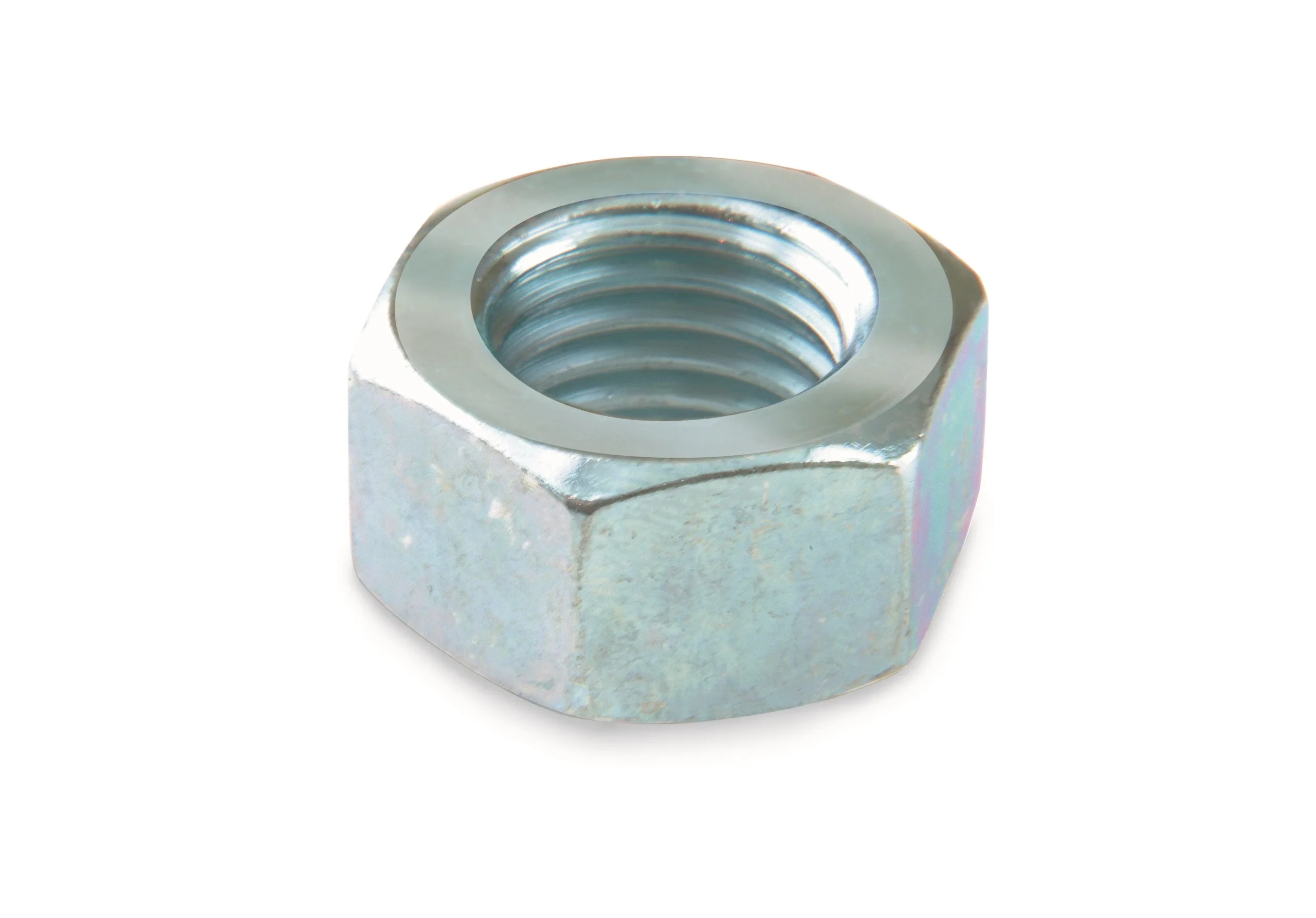 1 kg - Écrou hexagonal M6 - En acier zingué
