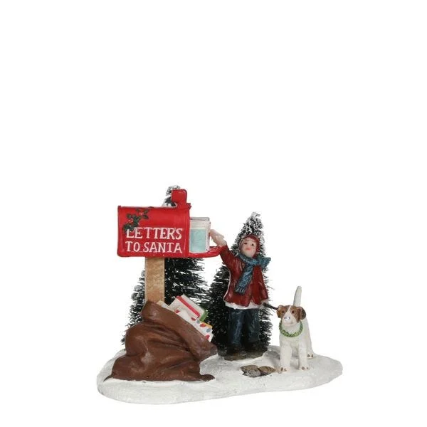 Fig Lettre au Père Noël enfant, chien