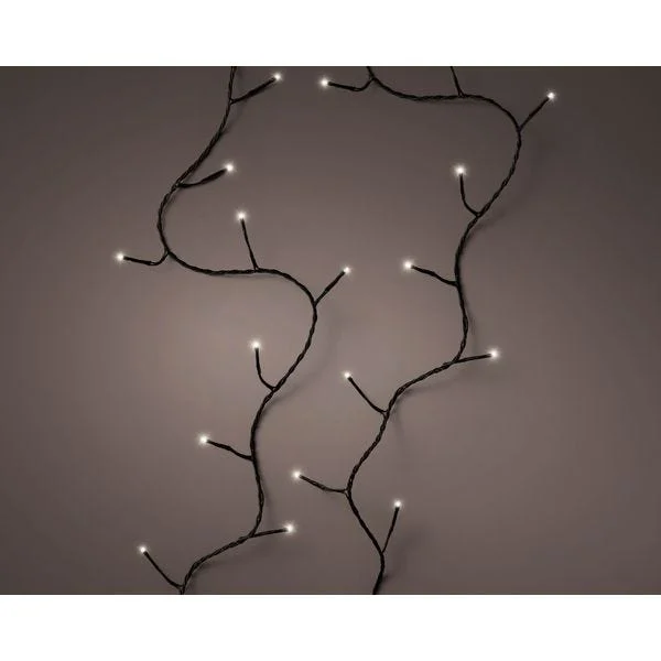 Guirlande lumineuse - Blanc chaud - 36 m - extérieur - câble noir