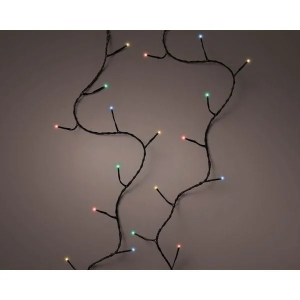 Guirlande lumineuse - Multicolore - 13,5 m - extérieur - câble noir