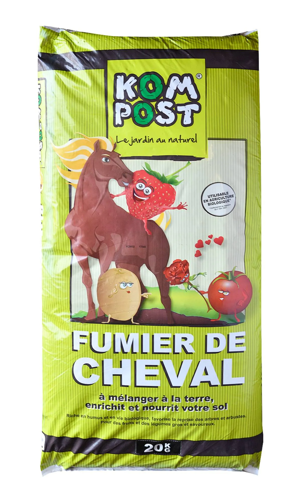 Fumier de Cheval composté - 20 kg