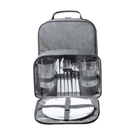 Zaino frigo da picnic in RPET e set completo